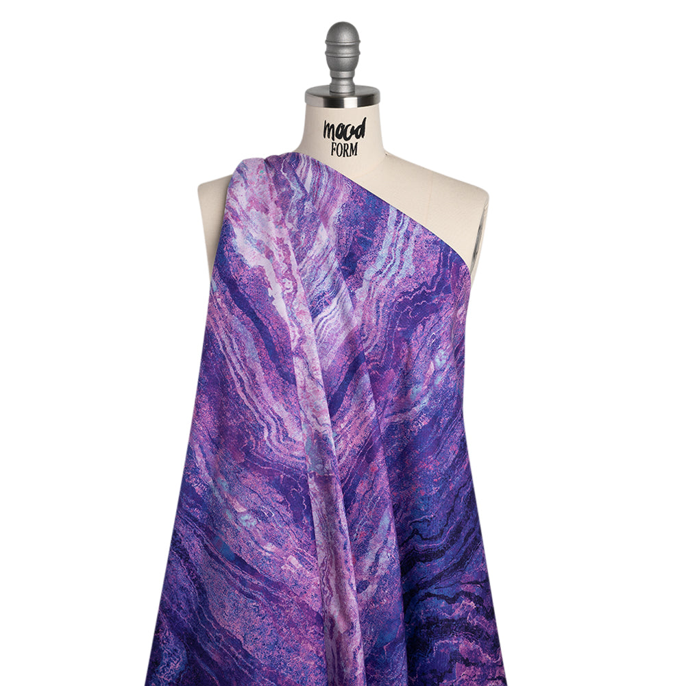 Stonehenge Wide Backing Quilting Cotton by Northcott - Mystic Swirling Lines Gradient, 108" Width - Ombre Wide Backing II Collection - Drape