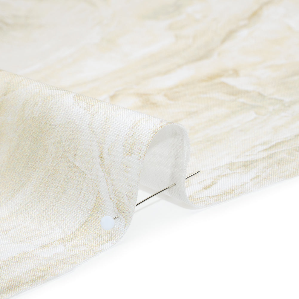 Stonehenge Wide Backing Quilting Cotton by Northcott - Cream Marble 10 Abstract Stone, 108" Width - Surfaces Wide Backing Collection - Detail