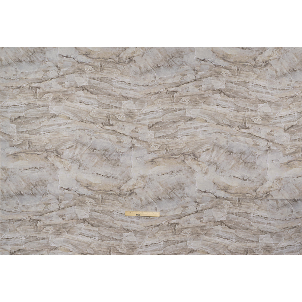 Stonehenge Wide Backing Quilting Cotton by Northcott - Brown Marble 10 Abstract Stone, 108" Width - Surfaces Wide Backing Collection - Full