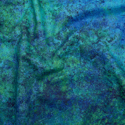 Stonehenge Wide Backing Quilting Cotton by Northcott - Blue Lagoon Textural Abstract, 108" Width - Multi Mixers Wide Backing Collection