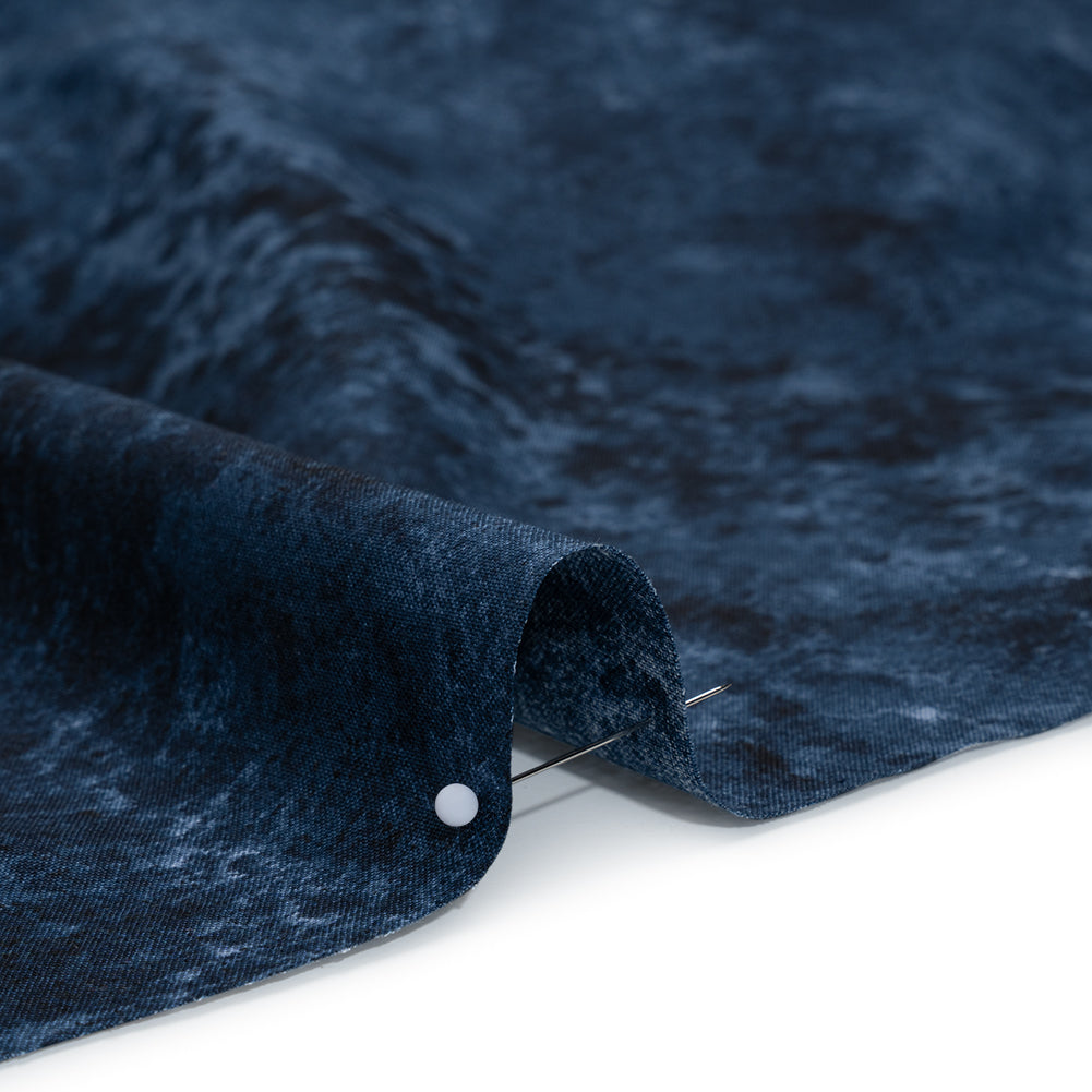 Stonehenge Wide Backing Quilting Cotton by Northcott, 108" Wide - Navy Abstract - Basics Wide Backing Collection - Detail