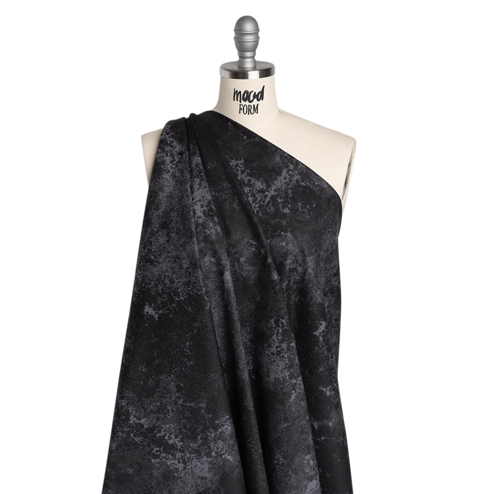 Stonehenge Wide Backing Quilting Cotton by Northcott, 108" Wide - Black Abstract - Basics Wide Backing Collection - Drape