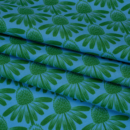 Printed Quilting Cotton by Anna Maria Textiles for Northcott - Pool Coneflower Floral - Indelible Collection