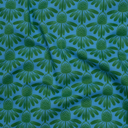 Printed Quilting Cotton by Anna Maria Textiles for Northcott - Pool Coneflower Floral - Indelible Collection
