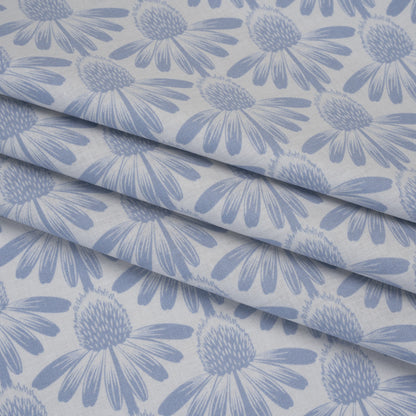 Printed Quilting Cotton by Anna Maria Textiles for Northcott - Sky Coneflower Floral - Indelible Collection