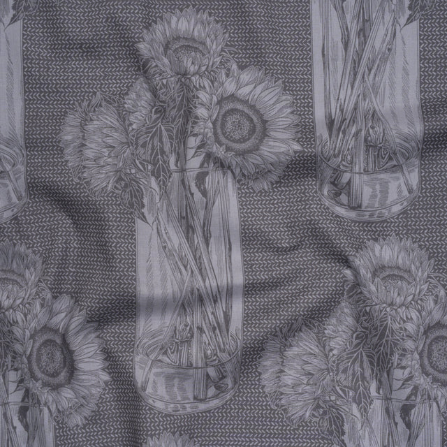 Printed Quilting Cotton by Anna Maria Textiles for Northcott - Flash Sunflowers Floral - Indelible Collection