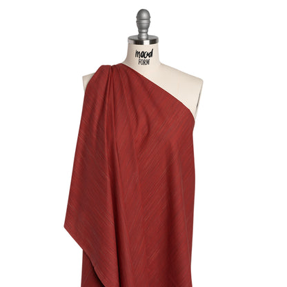 Woven Quilting Cotton Fabric by FIGO Studio - Ruby Striated - Space Dye Collection