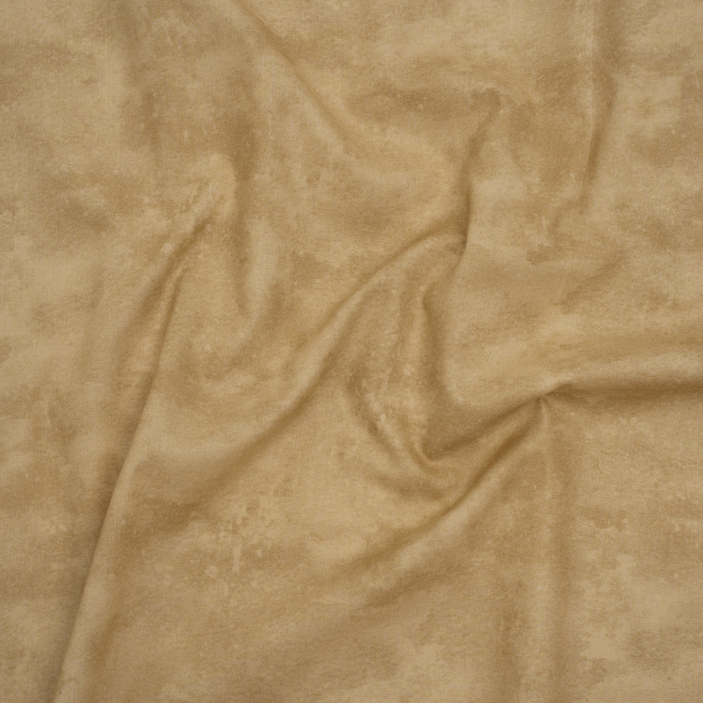 Printed Quilting Cotton by Deborah Edwards Northcott Studio - Taupe Fresco Texture - Toscana Collection - Drape