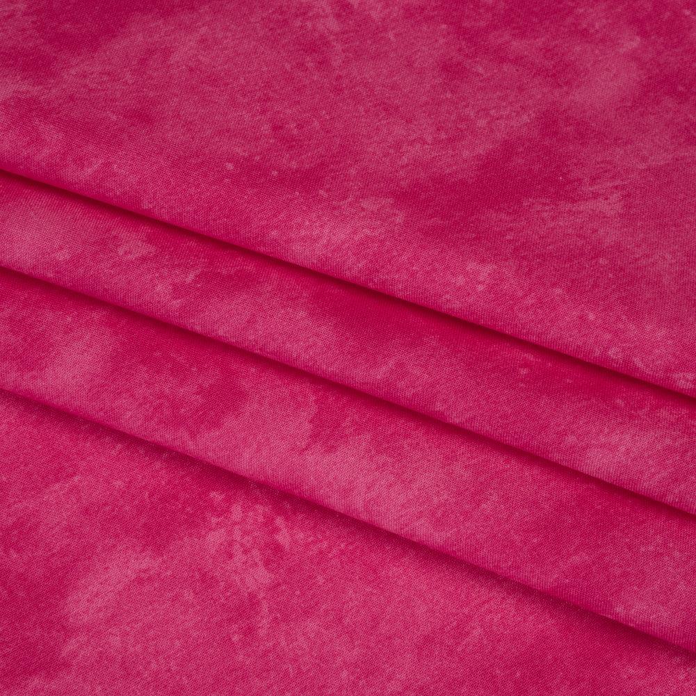 Printed Quilting Cotton by Deborah Edwards Northcott Studio - Fuchsia Fresco Texture - Toscana Collection - Detail
