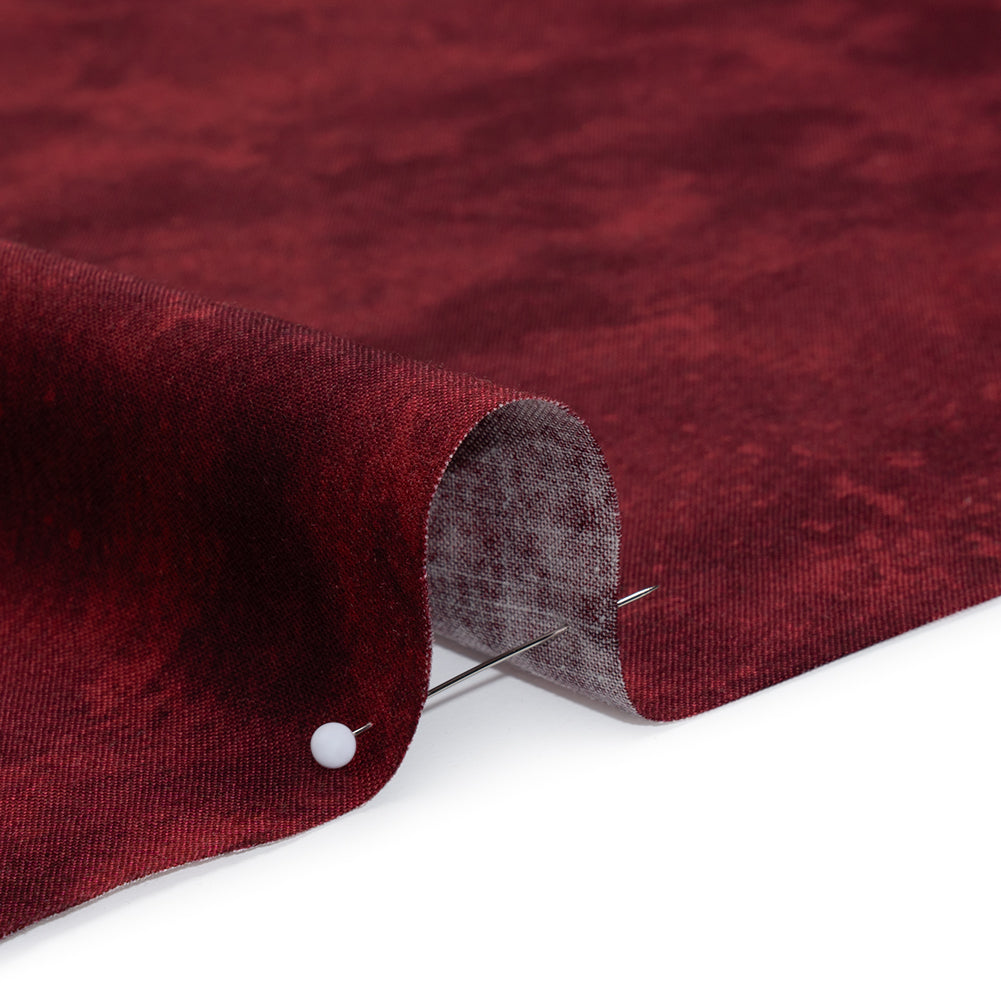Printed Quilting Cotton by Deborah Edwards Northcott Studio - Cabernet Fresco Texture - Toscana Collection - Full - Image 3 of 6