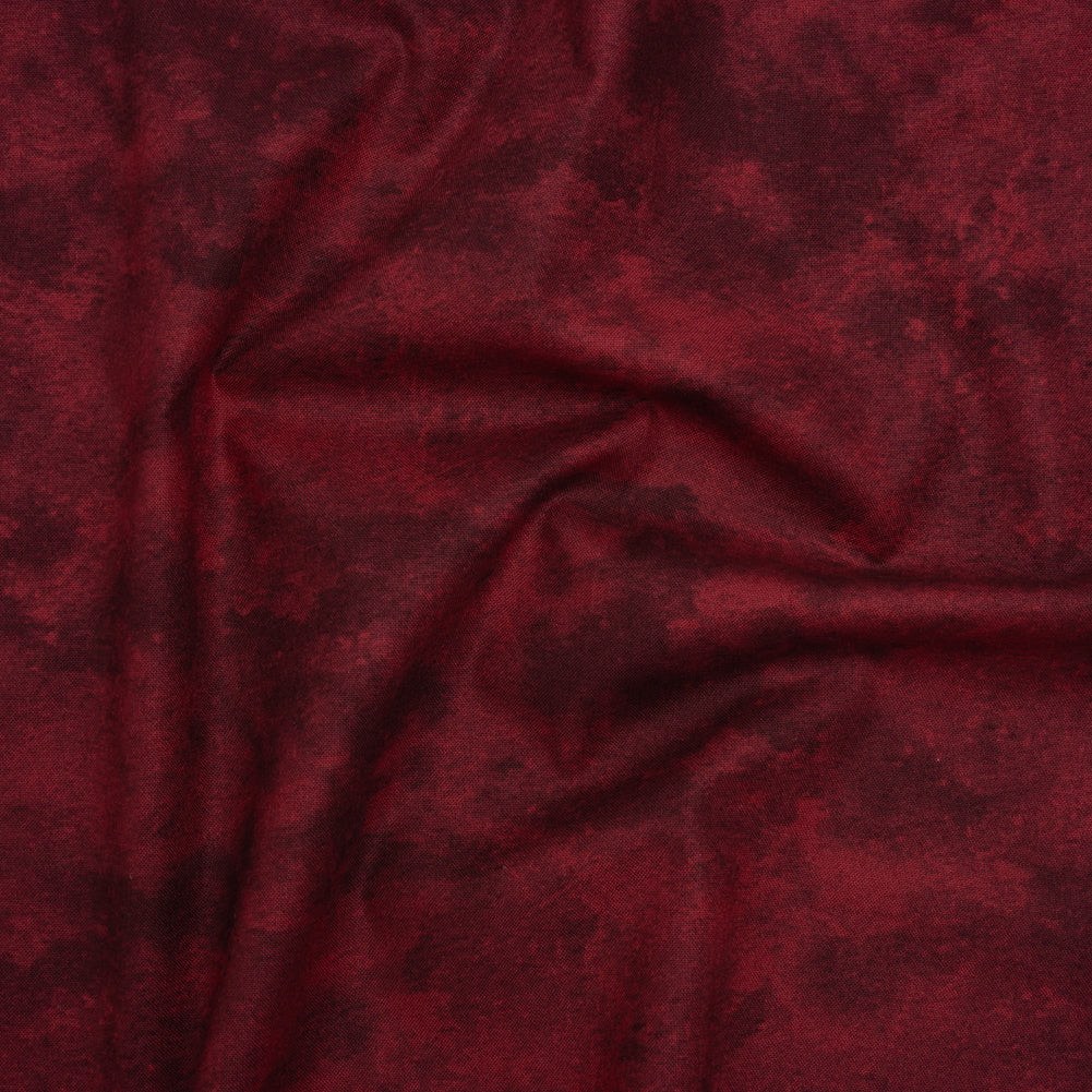 Printed Quilting Cotton by Deborah Edwards Northcott Studio - Cabernet Fresco Texture - Toscana Collection - Drape