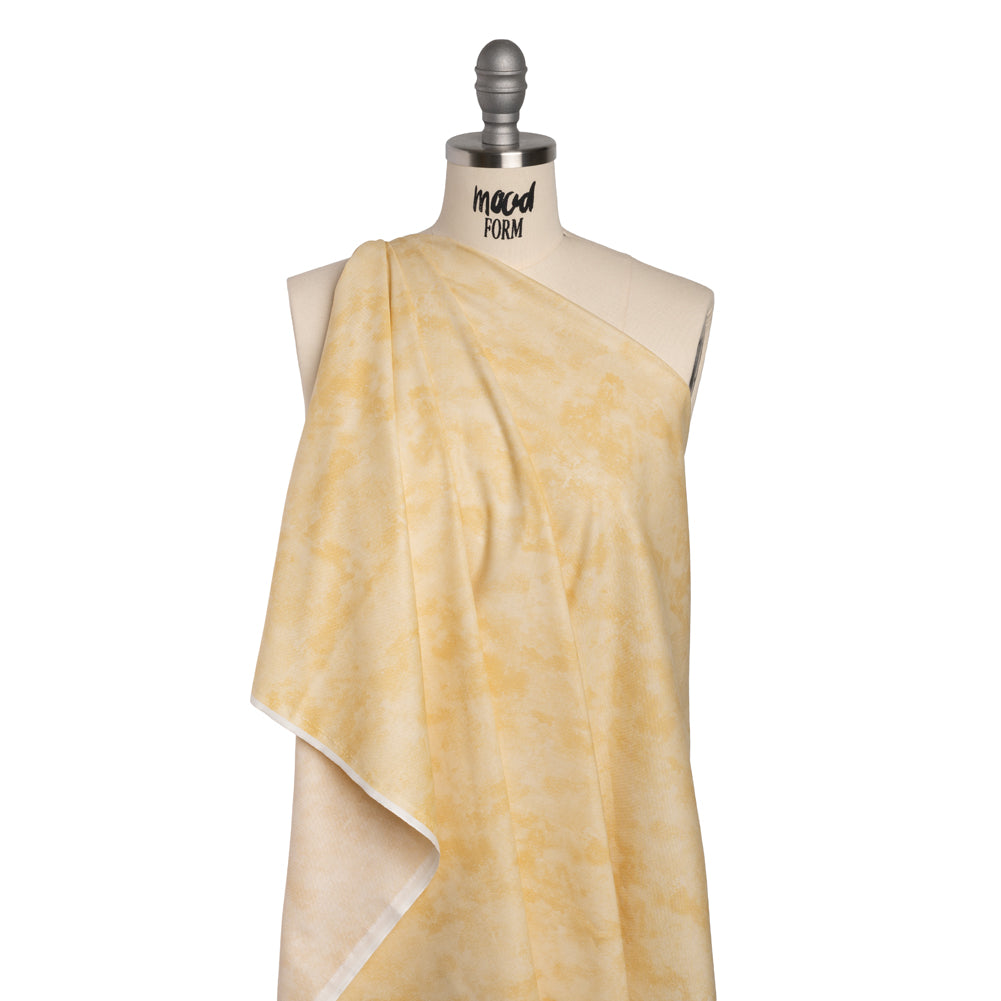 Printed Quilting Cotton by Deborah Edwards Northcott Studio - Shortbread Fresco Texture - Toscana Collection Folded