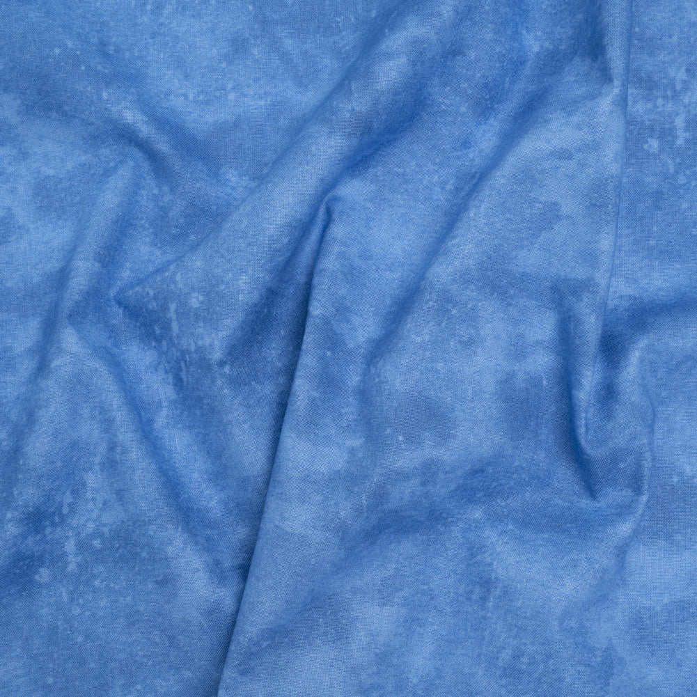 Printed Quilting Cotton by Deborah Edwards Northcott Studio - Got The Blues Fresco Texture - Toscana Collection - Drape