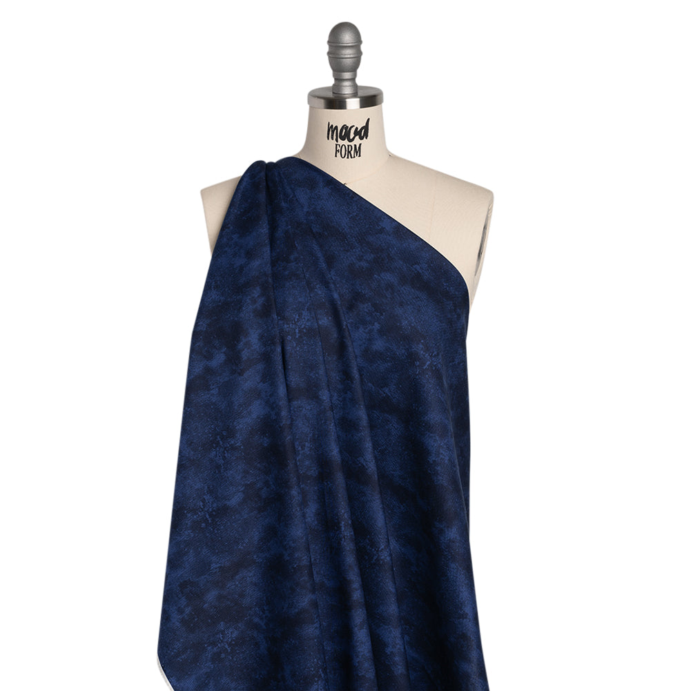 Printed Quilting Cotton by Deborah Edwards Northcott Studio - Midnight Fresco Texture - Toscana Collection Folded