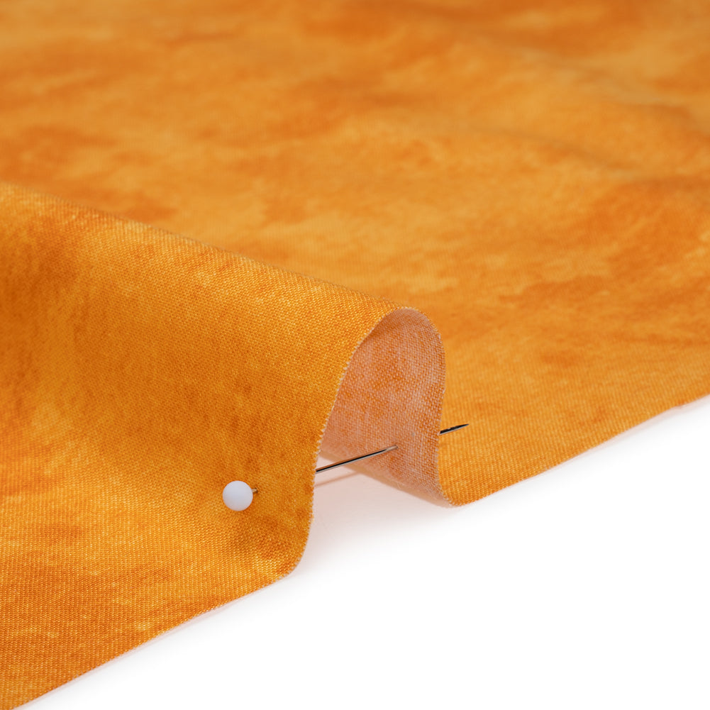 Printed Quilting Cotton by Deborah Edwards Northcott Studio - Orange Peel Fresco Texture - Toscana Collection Full