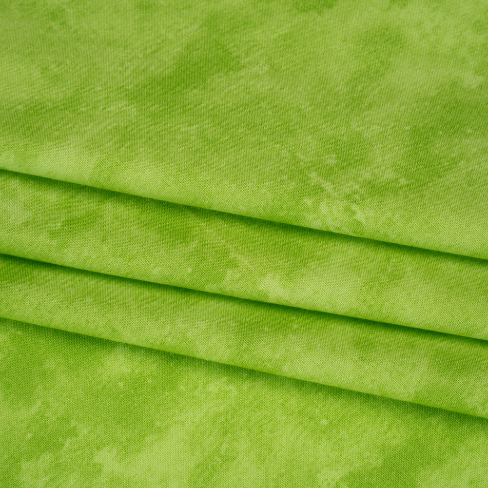 Printed Quilting Cotton by Deborah Edwards Northcott Studio - Lime Twist Fresco Texture - Toscana Collection Detail