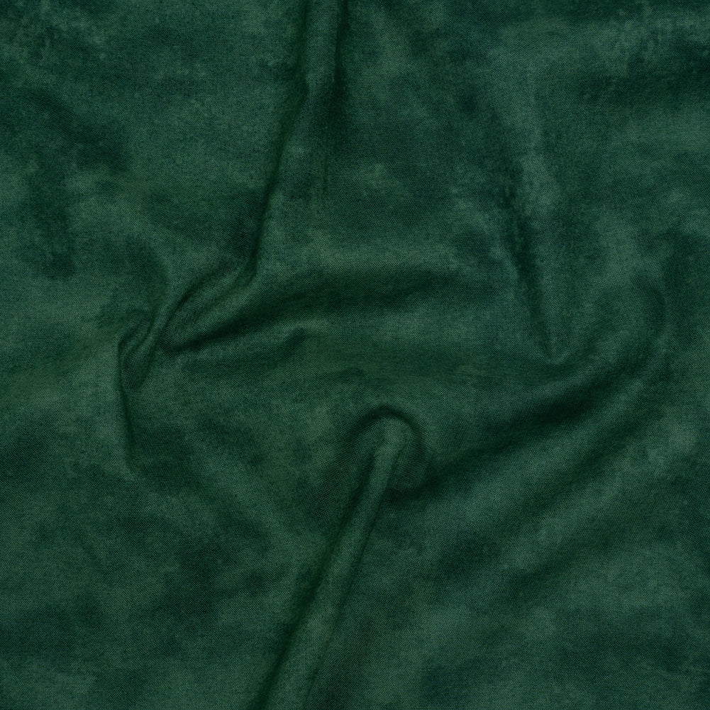 Printed Quilting Cotton by Deborah Edwards Northcott Studio - Blue Spruce Fresco Texture - Toscana Collection - Drape
