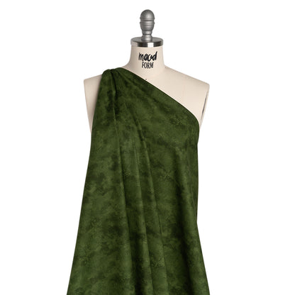Printed Quilting Cotton by Deborah Edwards Northcott Studio - Basil Fresco Texture - Toscana Collection