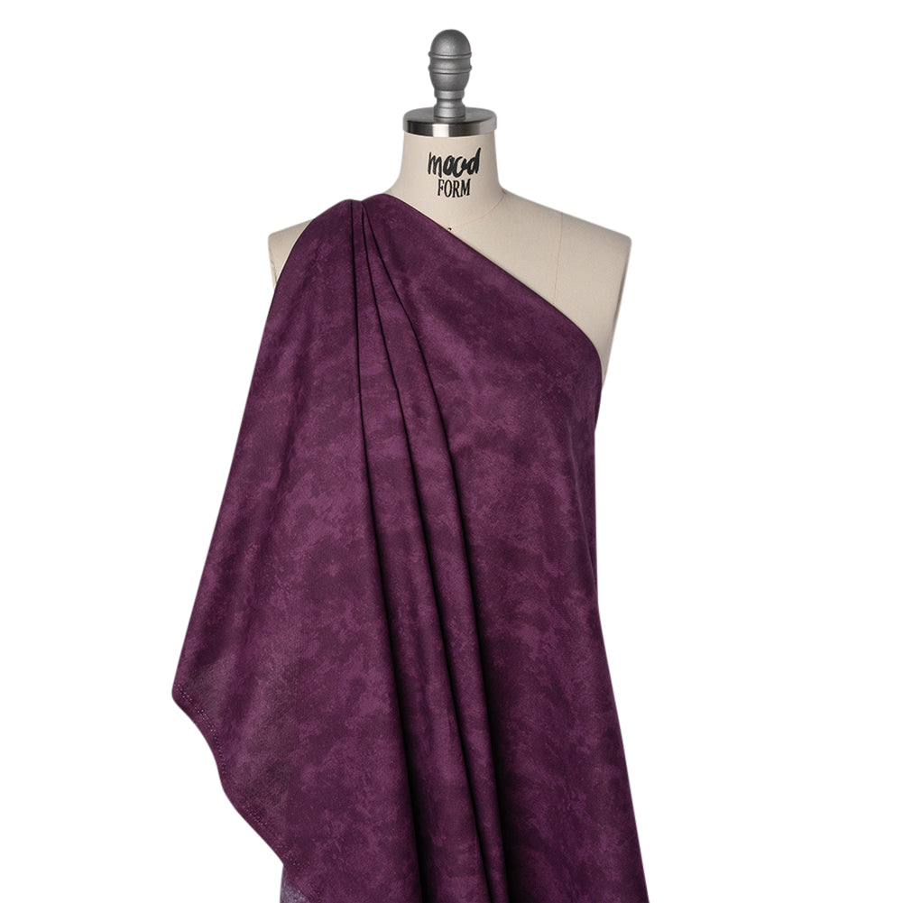 Printed Quilting Cotton by Deborah Edwards Northcott Studio - Wild Orchid Fresco Texture - Toscana Collection Folded