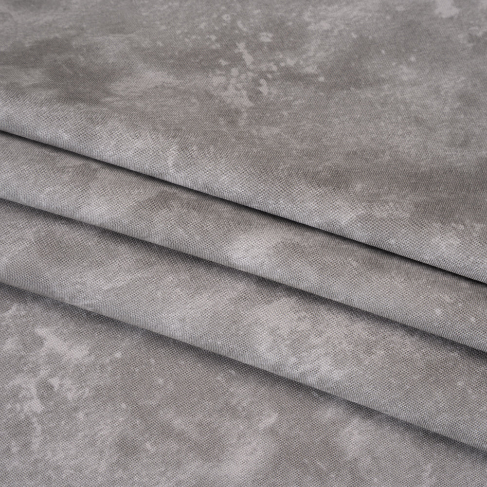 Printed Quilting Cotton by Deborah Edwards Northcott Studio - Going Grey Fresco Texture - Toscana Collection - Detail