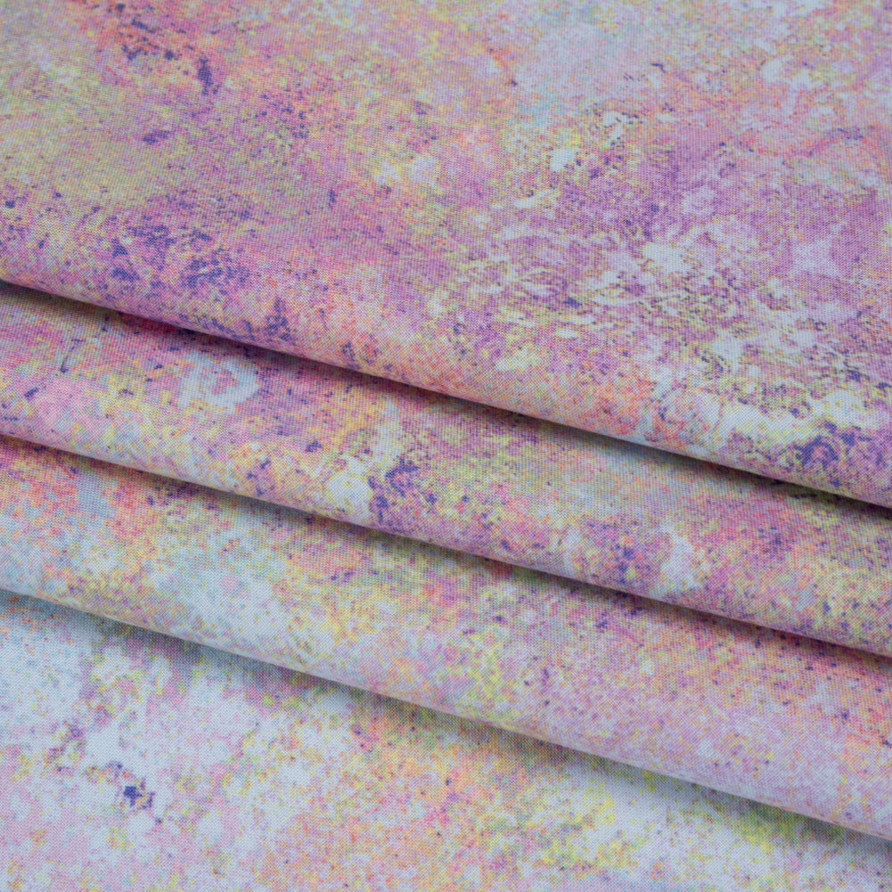 Stonehenge Quilting Cotton by Northcott - Pastel Textural Abstract - Multi Mixers Collection - Folded