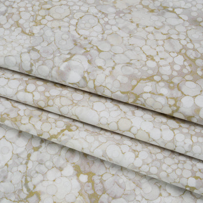 Wide Backing Quilting Cotton by Northcott, 108" Wide - Vanila Cream Bubbles - Bliss Wide Backing Collection