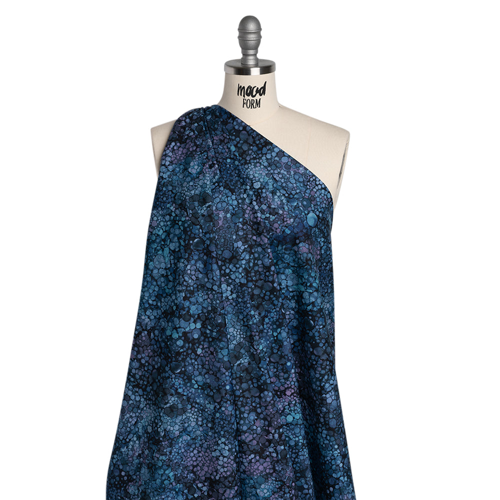 Wide Backing Quilting Cotton by Northcott, 108" Wide - Twilight Bubbles - Bliss Wide Backing Collection - Drape