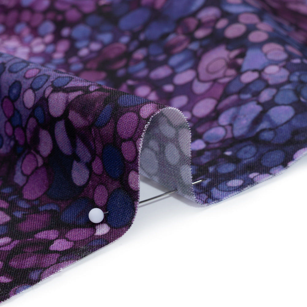 Wide Backing Quilting Cotton by Northcott, 108" Wide - Amethyst Bubbles - Bliss Wide Backing Collection - Detail