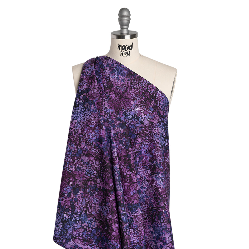 Wide Backing Quilting Cotton by Northcott, 108" Wide - Amethyst Bubbles - Bliss Wide Backing Collection - Drape