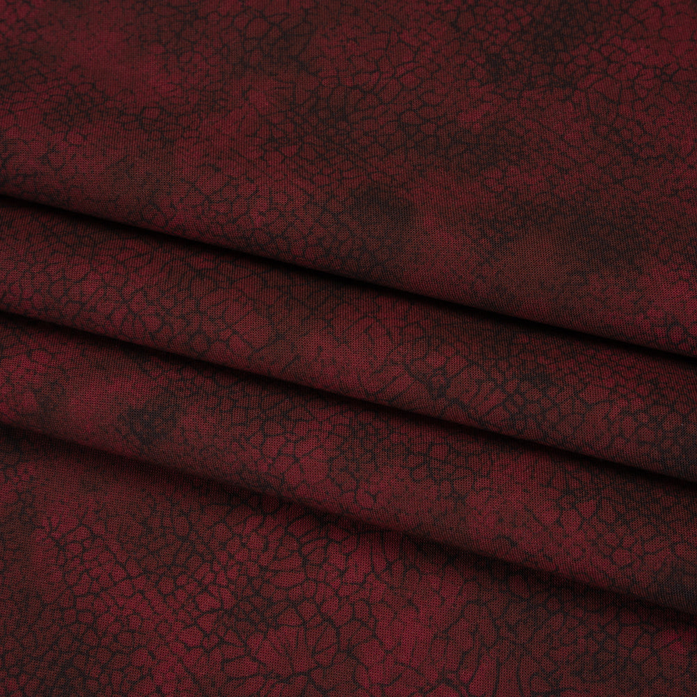 Wide Backing Quilting Cotton by Northcott, 108" Wide - Cabernet Abstract Texture - Crackle Wide Backing Collection Folded