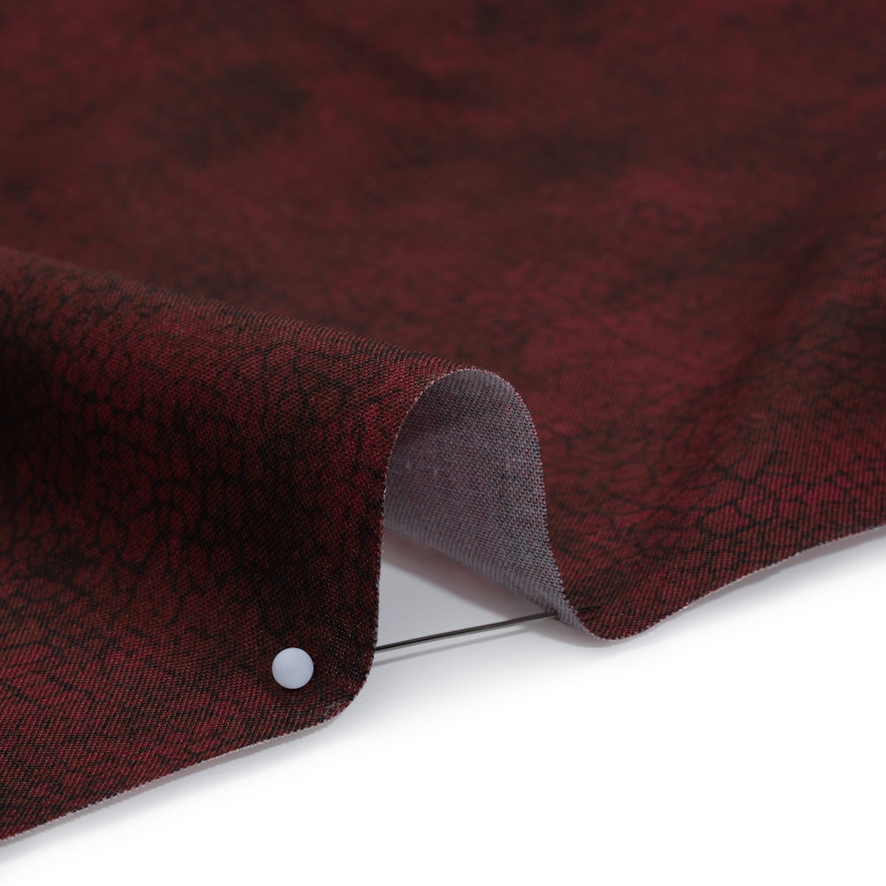 Wide Backing Quilting Cotton by Northcott, 108" Wide - Cabernet Abstract Texture - Crackle Wide Backing Collection Detail
