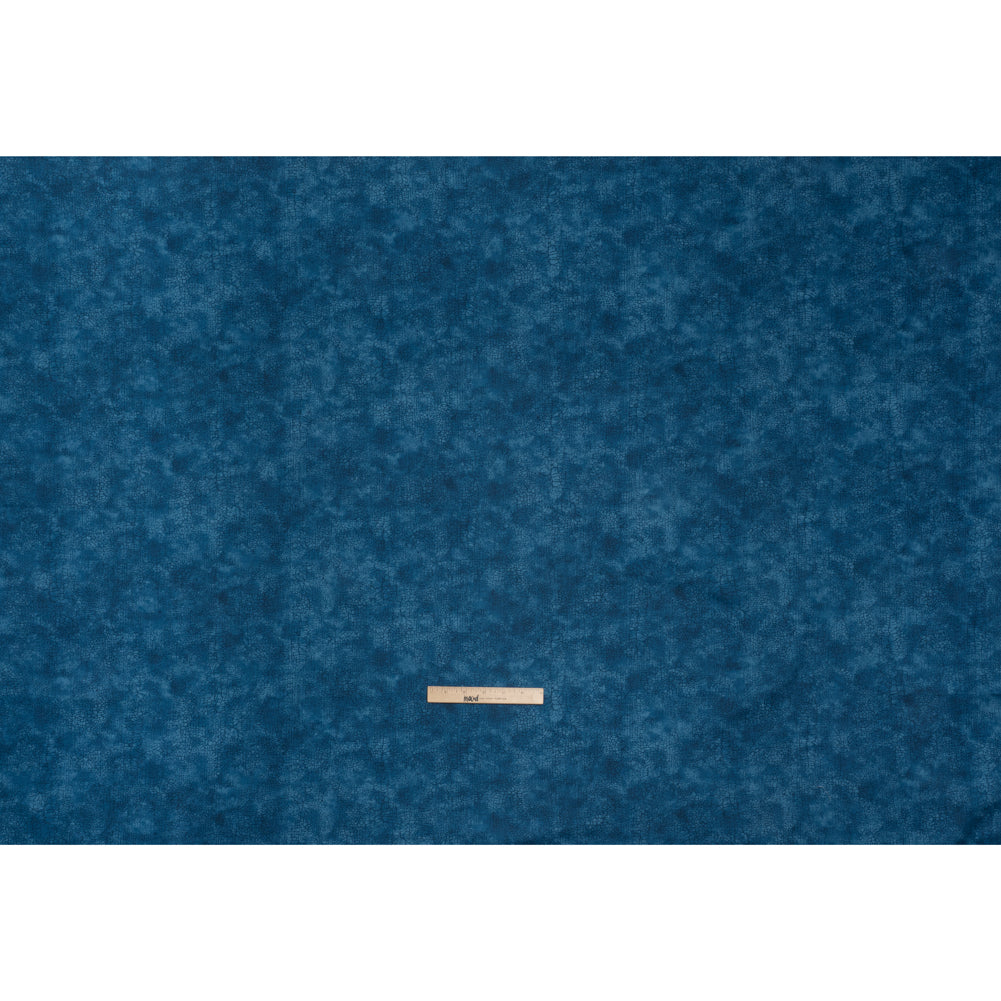 Wide Backing Quilting Cotton by Northcott, 108" Wide - Blue Bayou Abstract Texture - Crackle Wide Backing Collection - Full