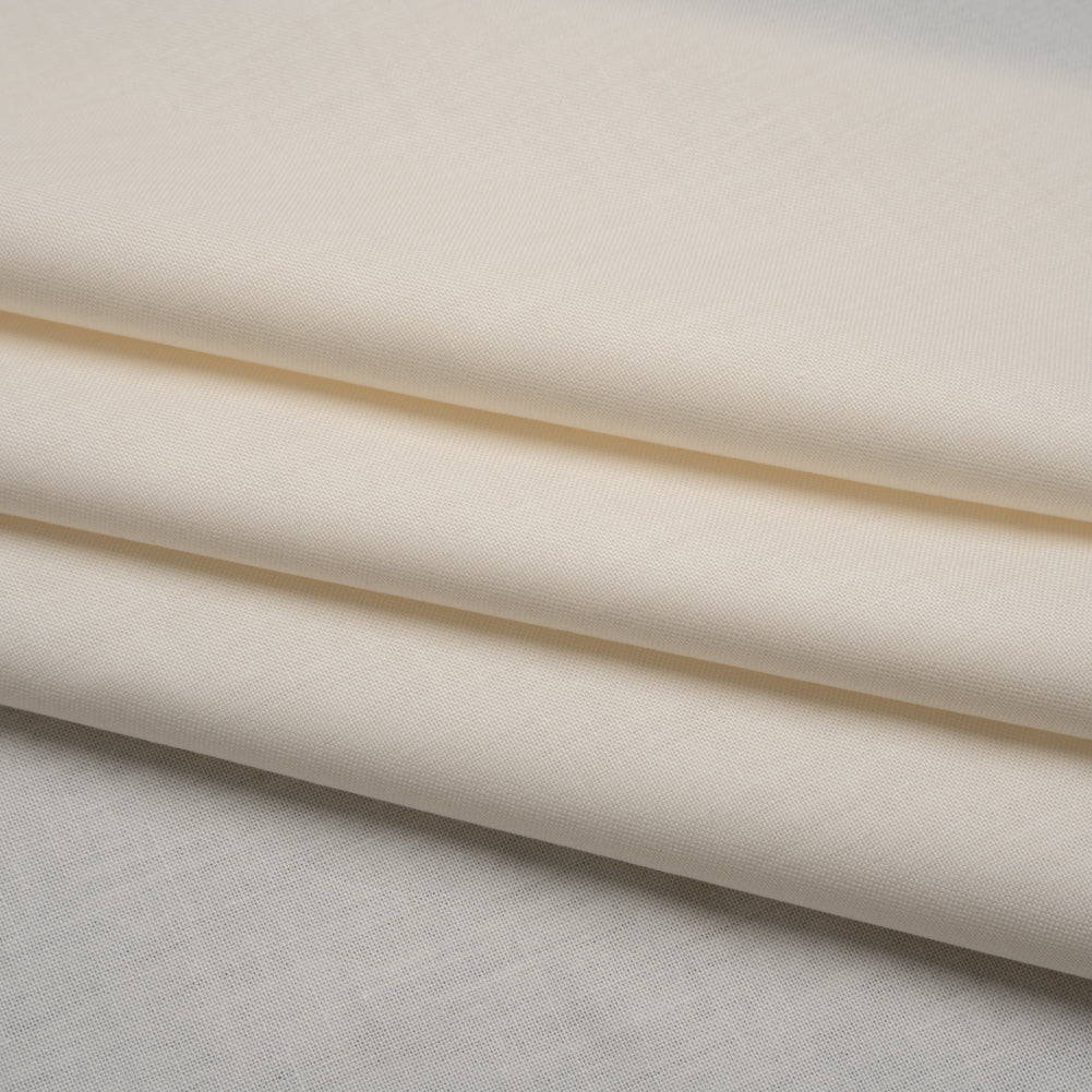 Premium Solid Quilting Cotton by Northcott - Eggshell - Colorworks Collection - Folded