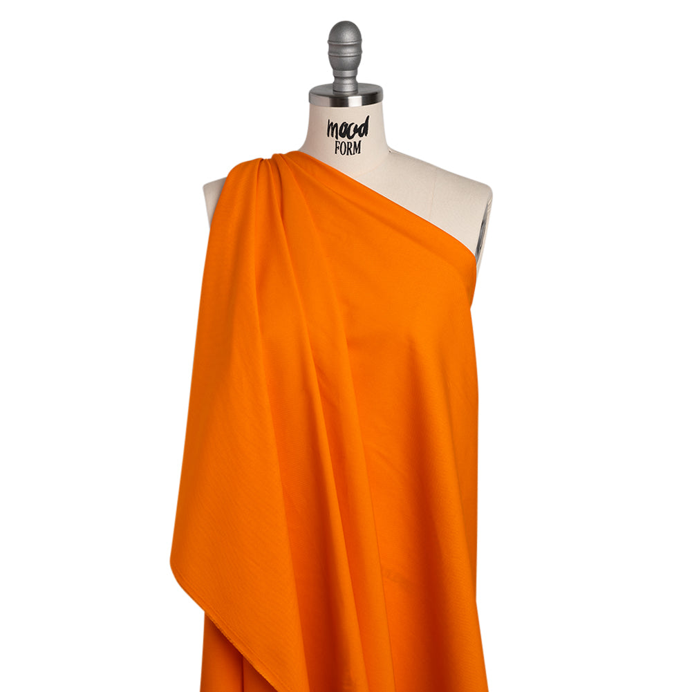 Premium Solid Quilting Cotton by Northcott - Pumpkin - Colorworks Collection - Drape