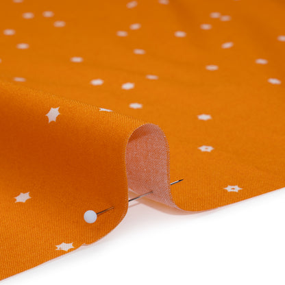 Printed Quilting Cotton by Ghazal Razavi for FIGO Studio - Orange Flowers - Seasons Basics Collection