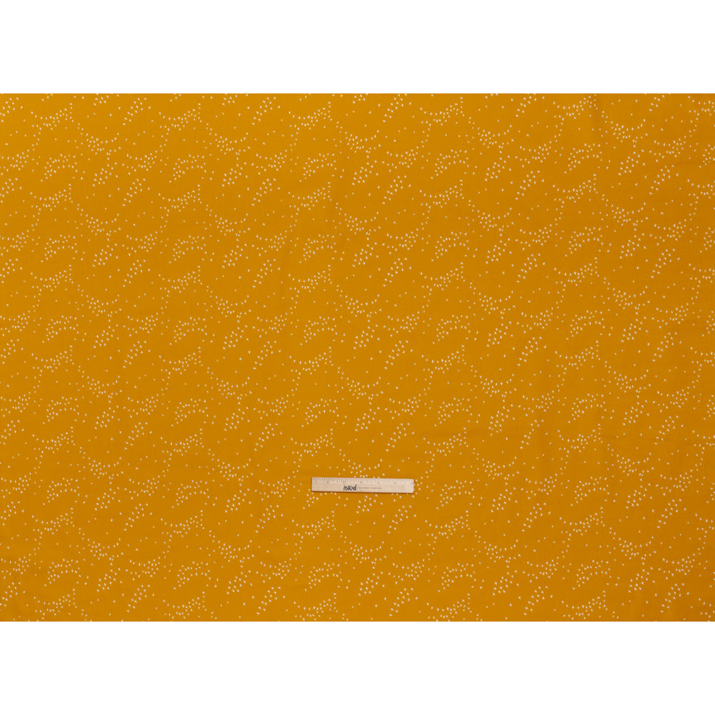 Printed Quilting Cotton by Ghazal Razavi for FIGO Studio - Yellow Birds - Seasons Basics Collection - Full - Image 6 of 7