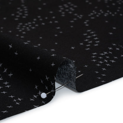 Printed Quilting Cotton by Ghazal Razavi for FIGO Studio - Black Birds - Seasons Basics Collection Full