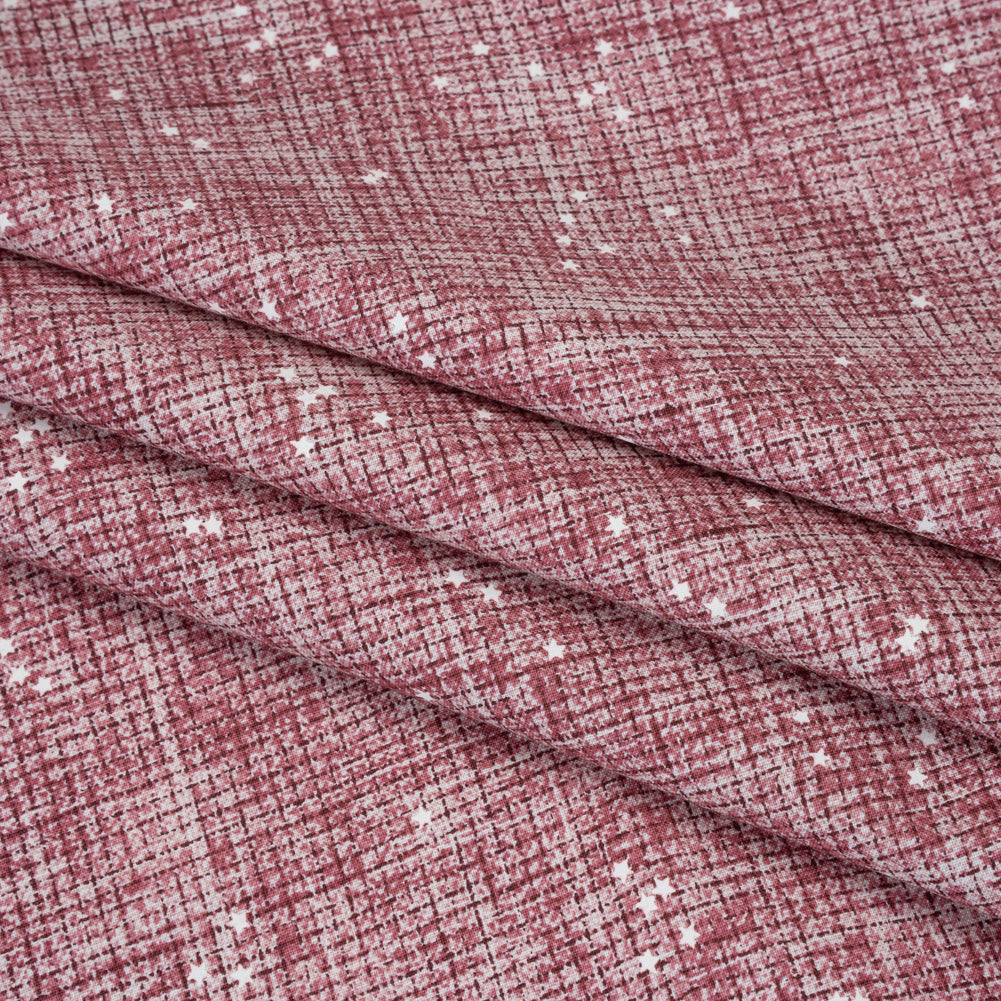 Printed Quilting Cotton by Ghazal Razavi for FIGO Studio - Rose Checks and Stars - Stash Collection Detail