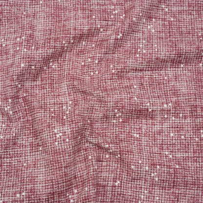 Printed Quilting Cotton by Ghazal Razavi for FIGO Studio - Rose Checks and Stars - Stash Collection Drape