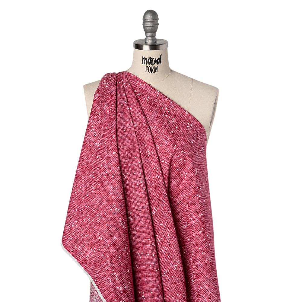 Printed Quilting Cotton by Ghazal Razavi for FIGO Studio - Petal Checks and Stars - Stash Collection - Folded