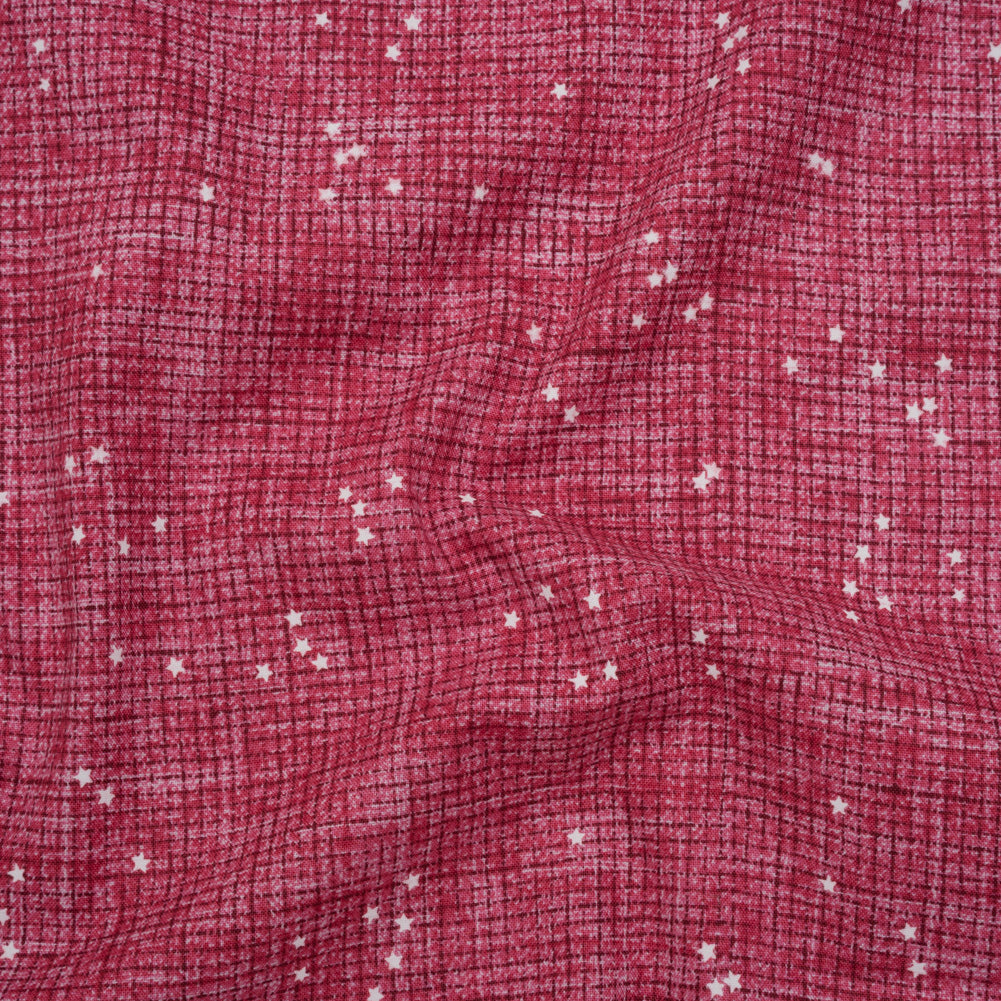 Printed Quilting Cotton by Ghazal Razavi for FIGO Studio - Petal Checks and Stars - Stash Collection - Drape