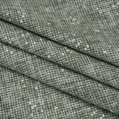 Printed Quilting Cotton by Ghazal Razavi for FIGO Studio - Sage Checks and Stars - Stash Collection