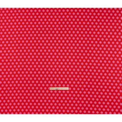 Printed Quilting Cotton by Heather Bailey for FIGO Studio - Cherry Top Dot Ikat Polka Dots - Pop Sugar Collection