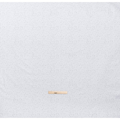 Printed Quilting Cotton by Ghazal Razavi for FIGO Studio - White and Gray Petals - Dovetail Collection Full