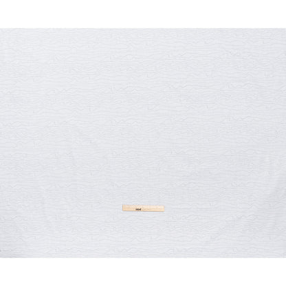 Printed Quilting Cotton by Ghazal Razavi for FIGO Studio - White and Gray Strings - Dovetail Collection