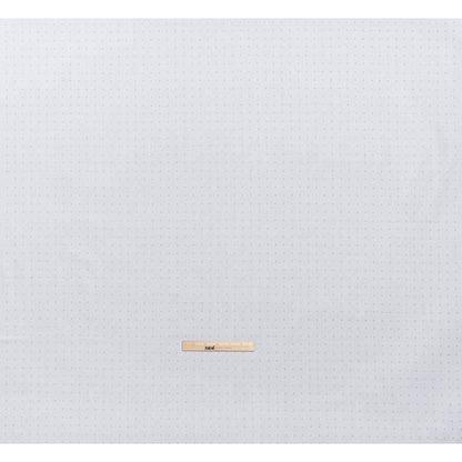 Printed Quilting Cotton by Ghazal Razavi for FIGO Studio - White and Gray XO Grid - Dovetail Collection