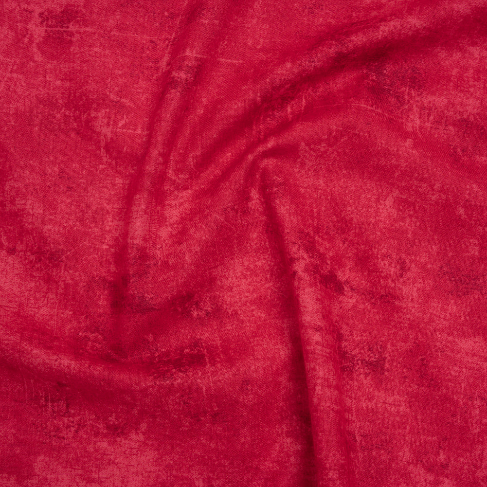 Printed Quilting Cotton by Northcott - Lipstick Painterly Texture - Canvas Collection Drape