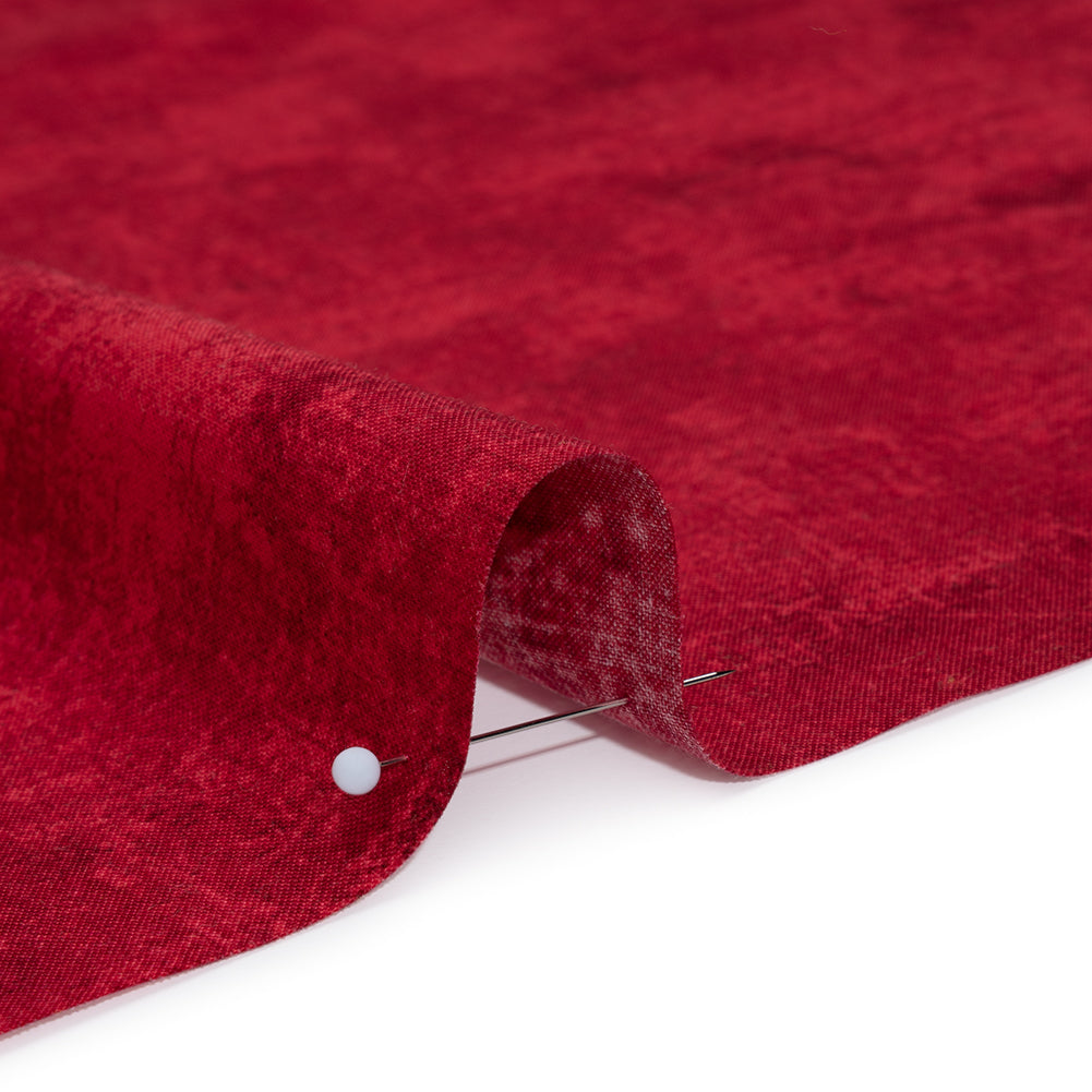 Printed Quilting Cotton by Northcott - Cherry Painterly Texture - Canvas Collection - Full - Image 4 of 7