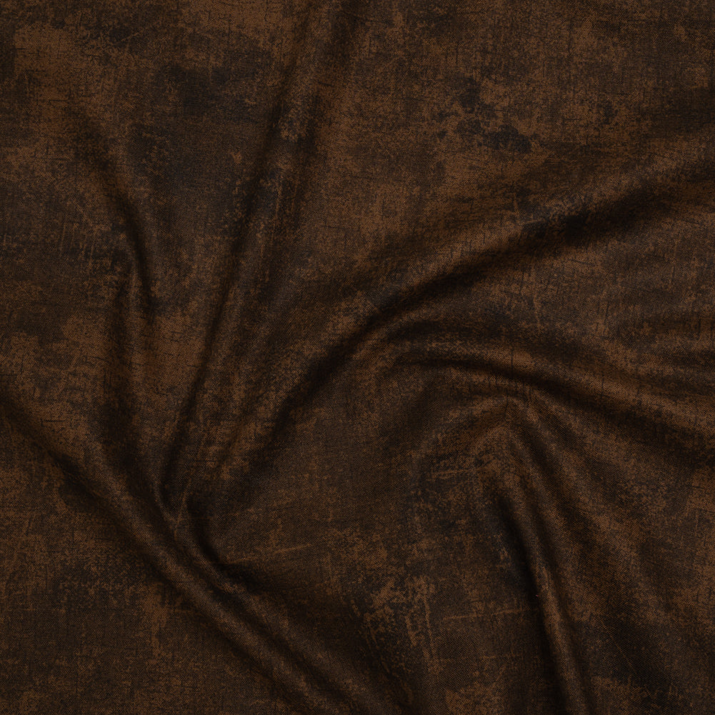 Printed Quilting Cotton by Northcott - Coffee Bean Painterly Texture - Canvas Collection - Drape