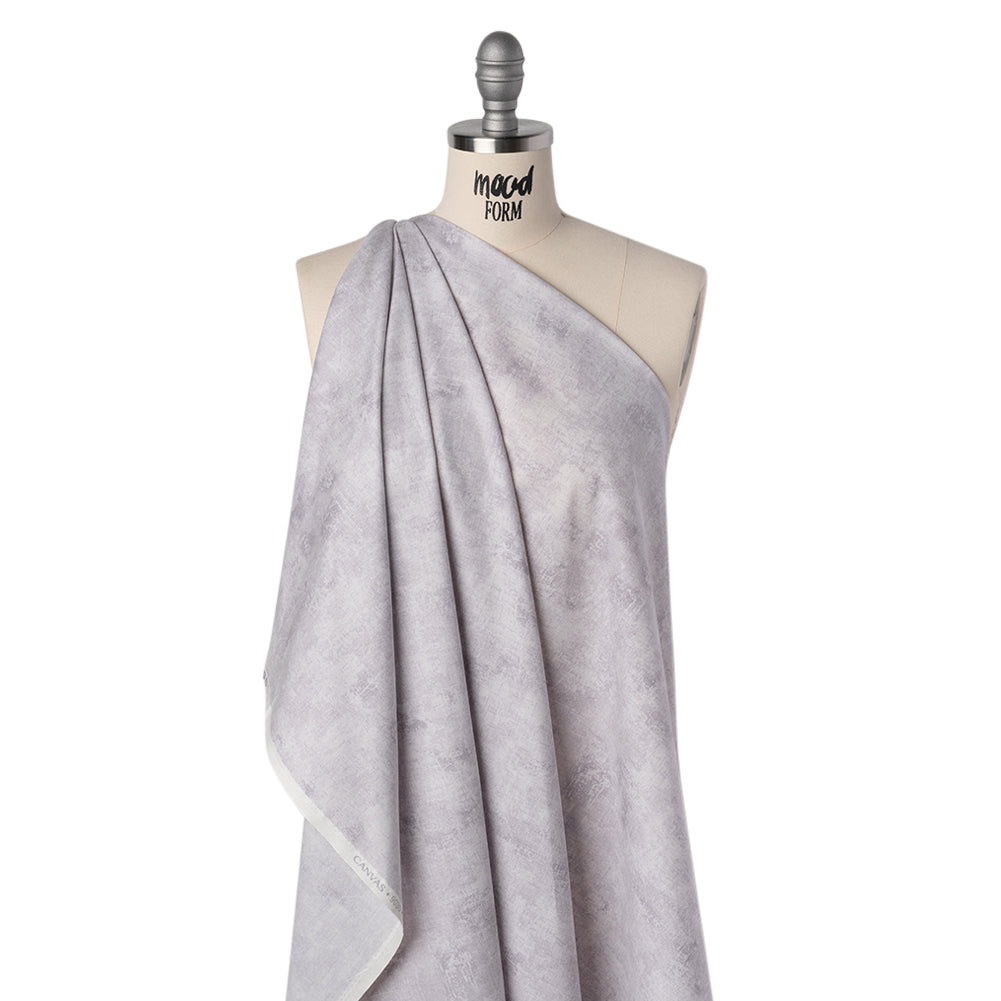Printed Quilting Cotton by Northcott - Polar Frost Painterly Texture - Canvas Collection Folded
